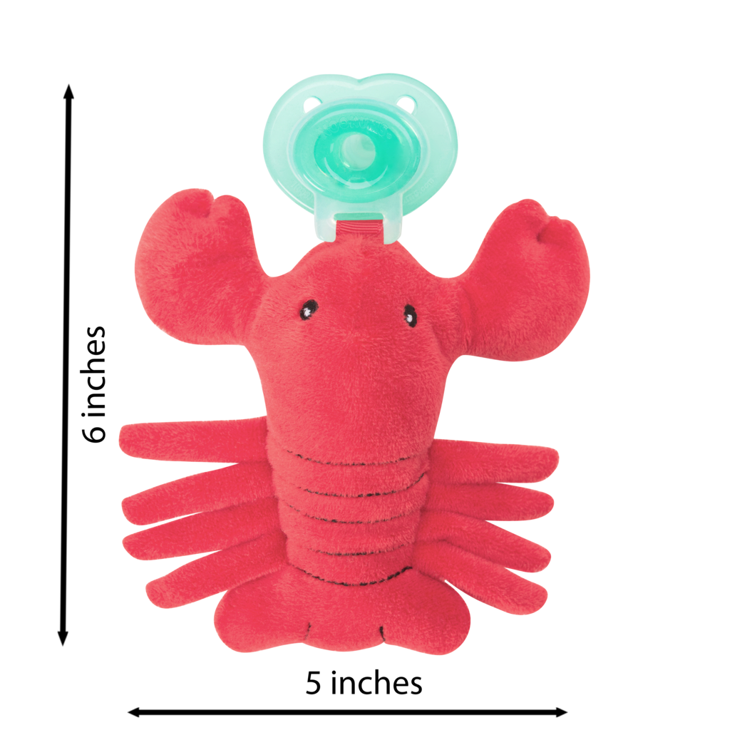Charlie Crawfish | Plush Paci Buddy Pacifier Holder