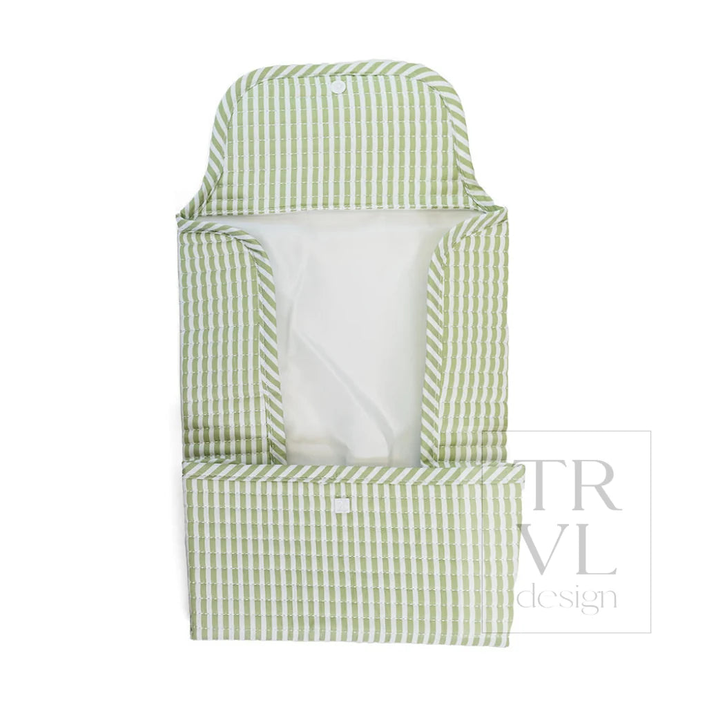 TRVL Design Quilted Changing Mat | Pimlico Stripe Sage