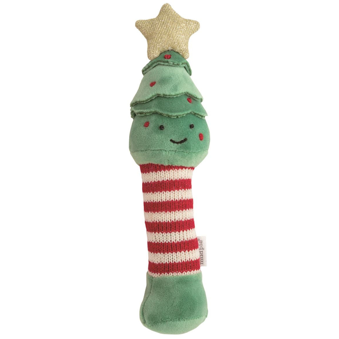 Mud Pie Christmas Soft Rattles | Christmas Tree