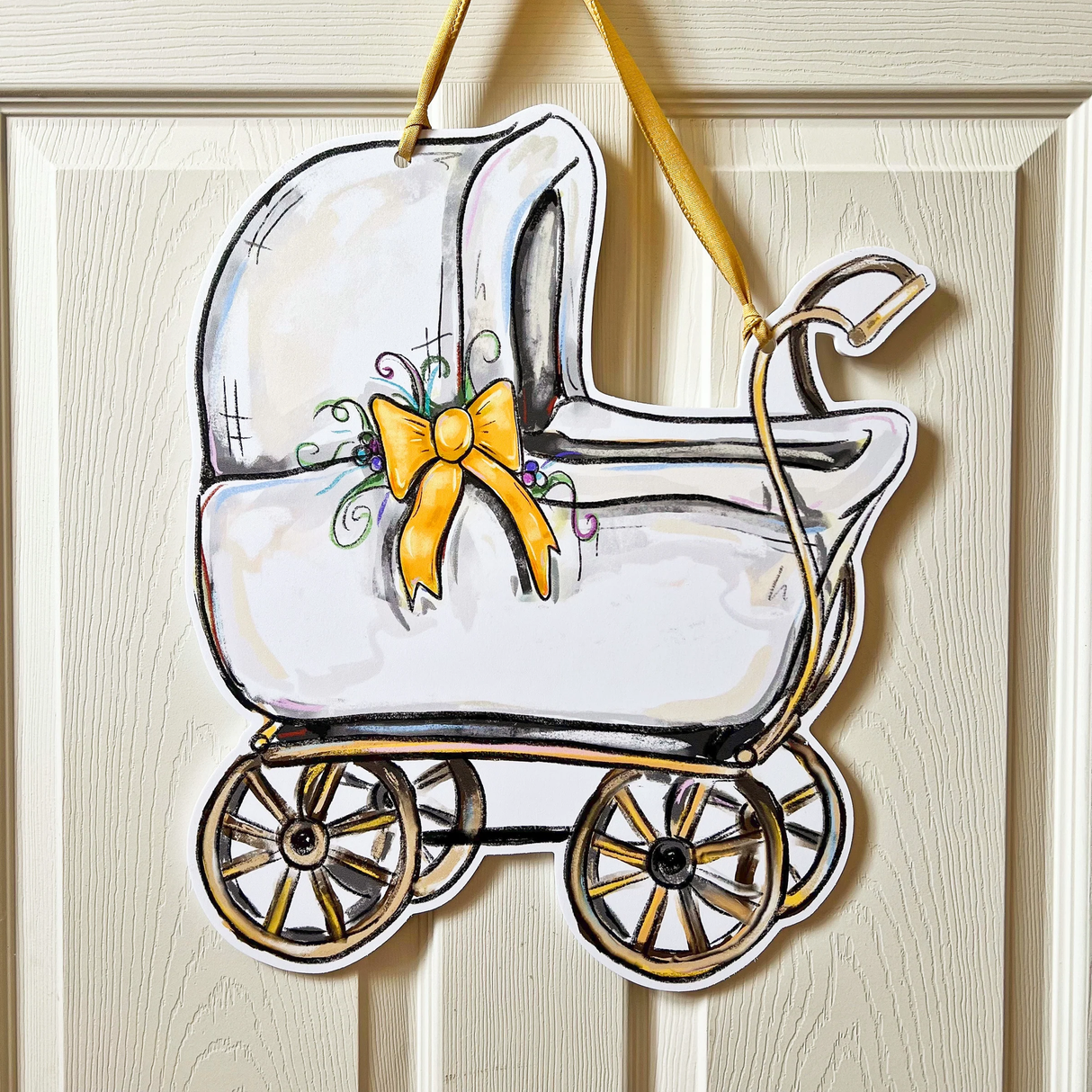 Baby Carriage Door Hanger (In Store Exclusive)