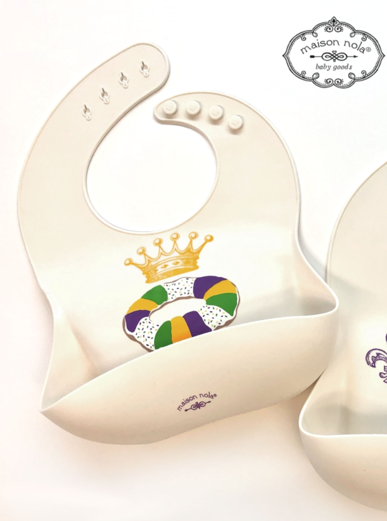 Let Them Eat King Cake Mardi Gras Baby Bundle