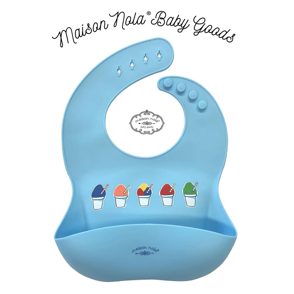 Baby's First Snoball Gift Bundle | Silicone Bucket Bib and Teether