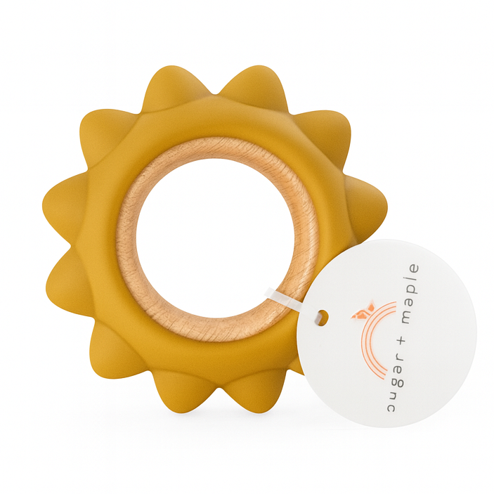 Sugar + Maple Silicone Sunshine Teether