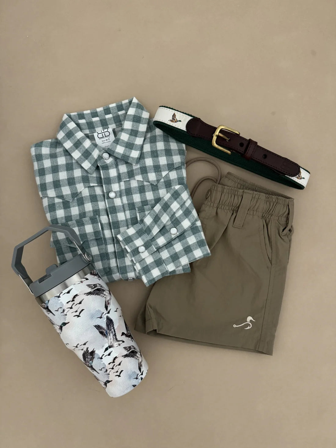 Velvet Fawn Kasey Button Down | Green Plaid