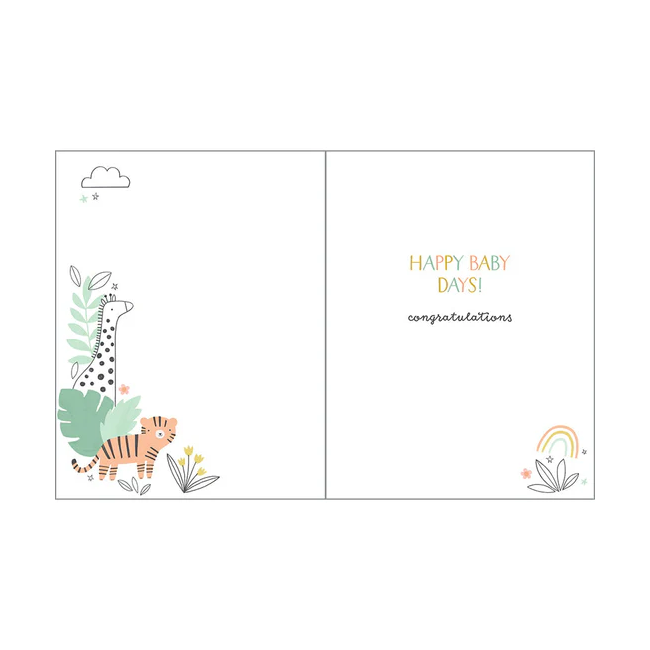 Baby Greeting Card | In the Jungle