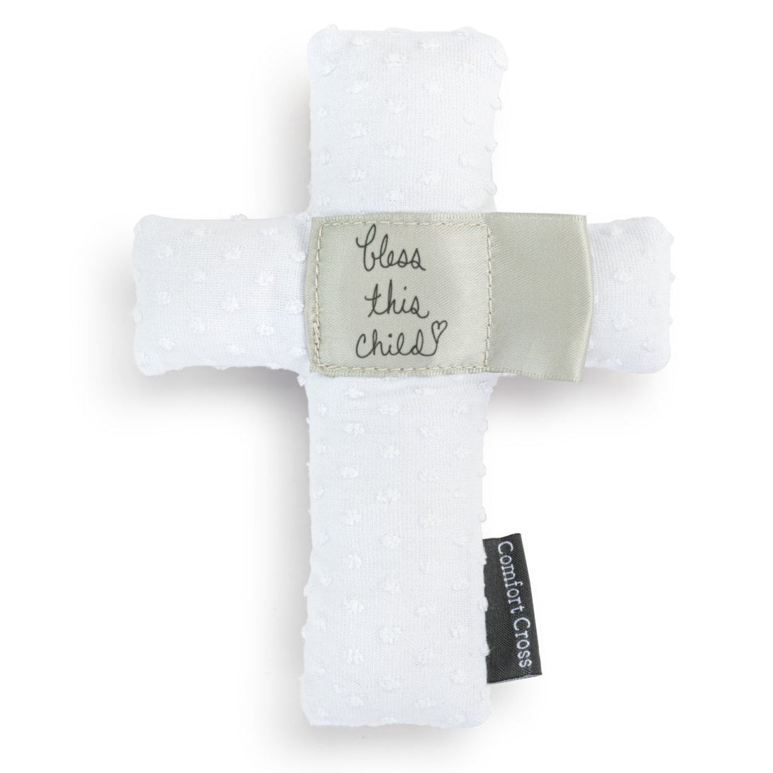 Demdaco Tender Blessings | Plush Comfort Cross Bless This Child Gift