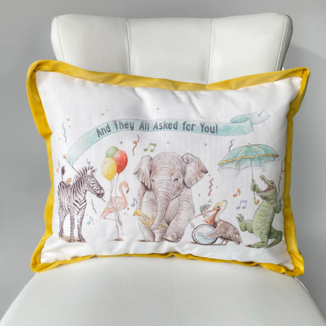 They All Asked for You Printed Pillow