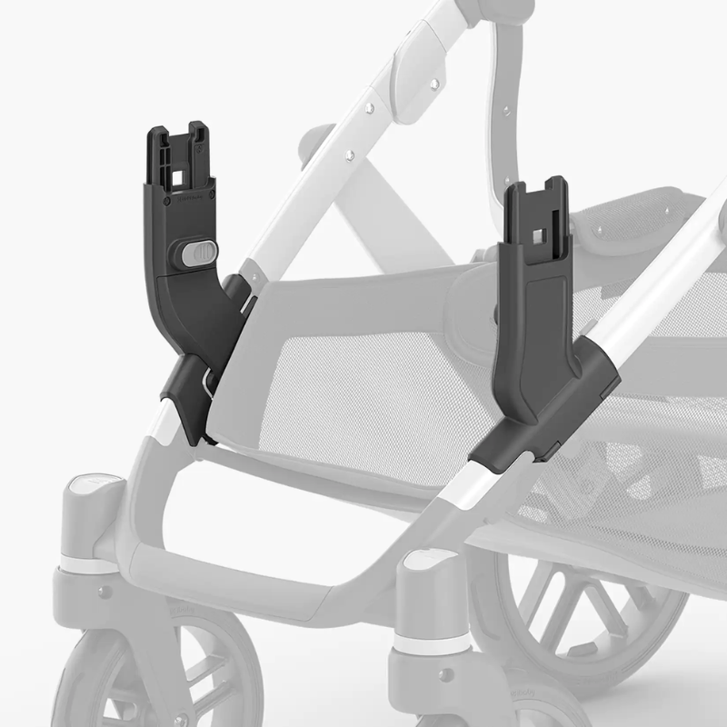 UPPAbaby Lower Adapters for VISTA/V2/V3 Stroller (Rumbleseat V2, Bassinet, Mesa/Aria)
