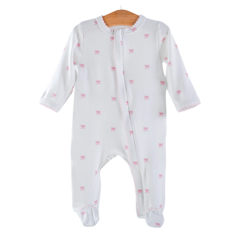 Baby Basics: You Are Bow-tiful Organic Cotton Pajamas