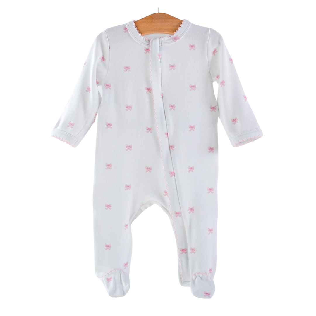 Baby Basics: You Are Bow-tiful Organic Cotton Pajamas