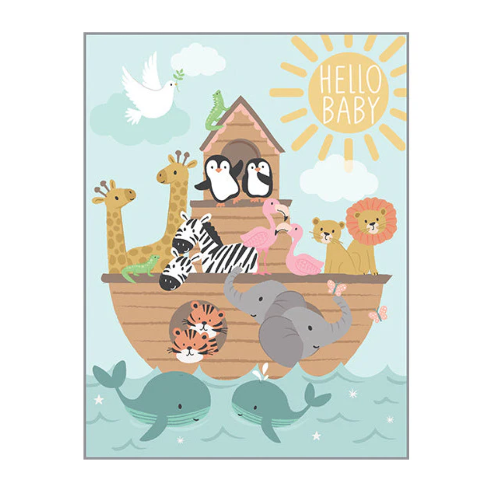 Baby Gift Enclosure Card | Ark and Animals