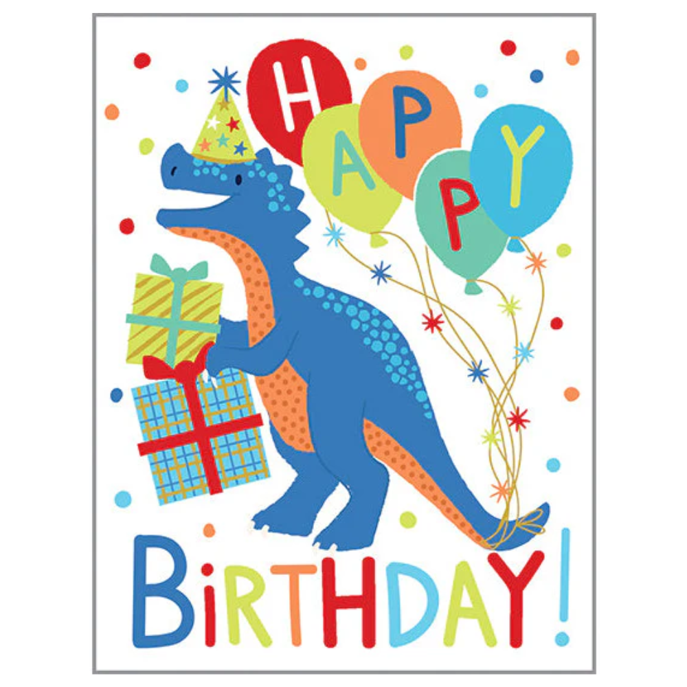 Birthday Greeting Card | Birthday Dino-Kids