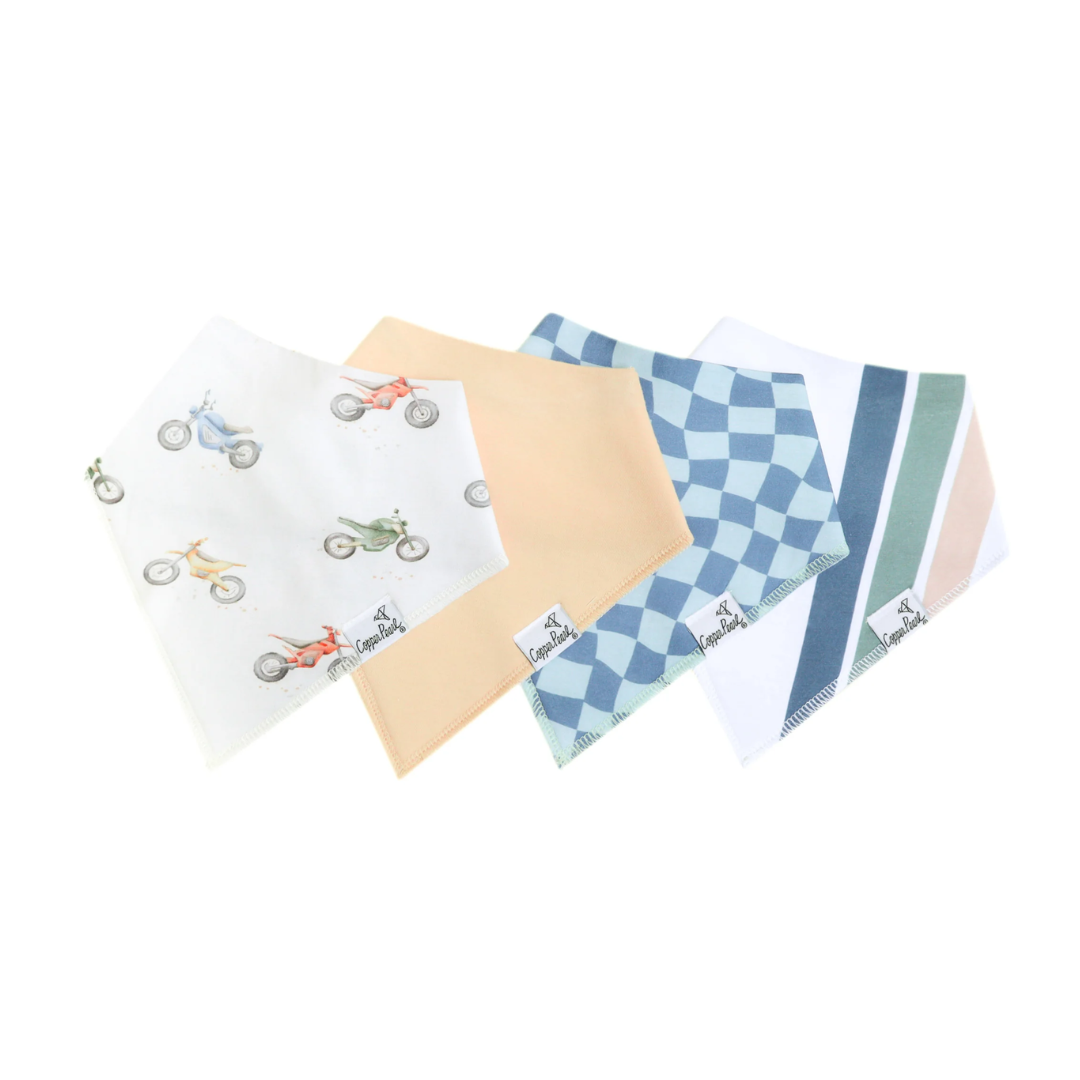 Baby Bandana Bib 4-pack Set |  Ryder