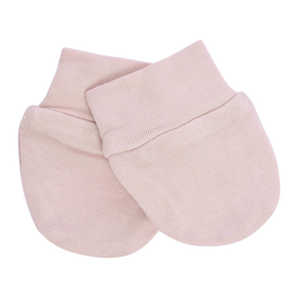 Kyte Bamboo Scratch Mittens | Blush