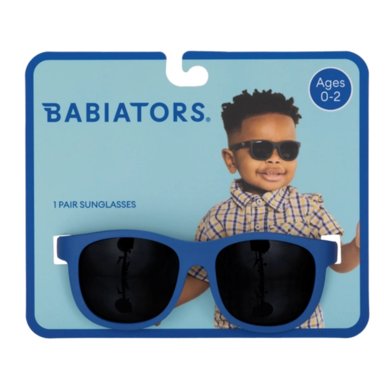 Babiators Blue Navigator Kids UV Sunglasses | Hangtag
