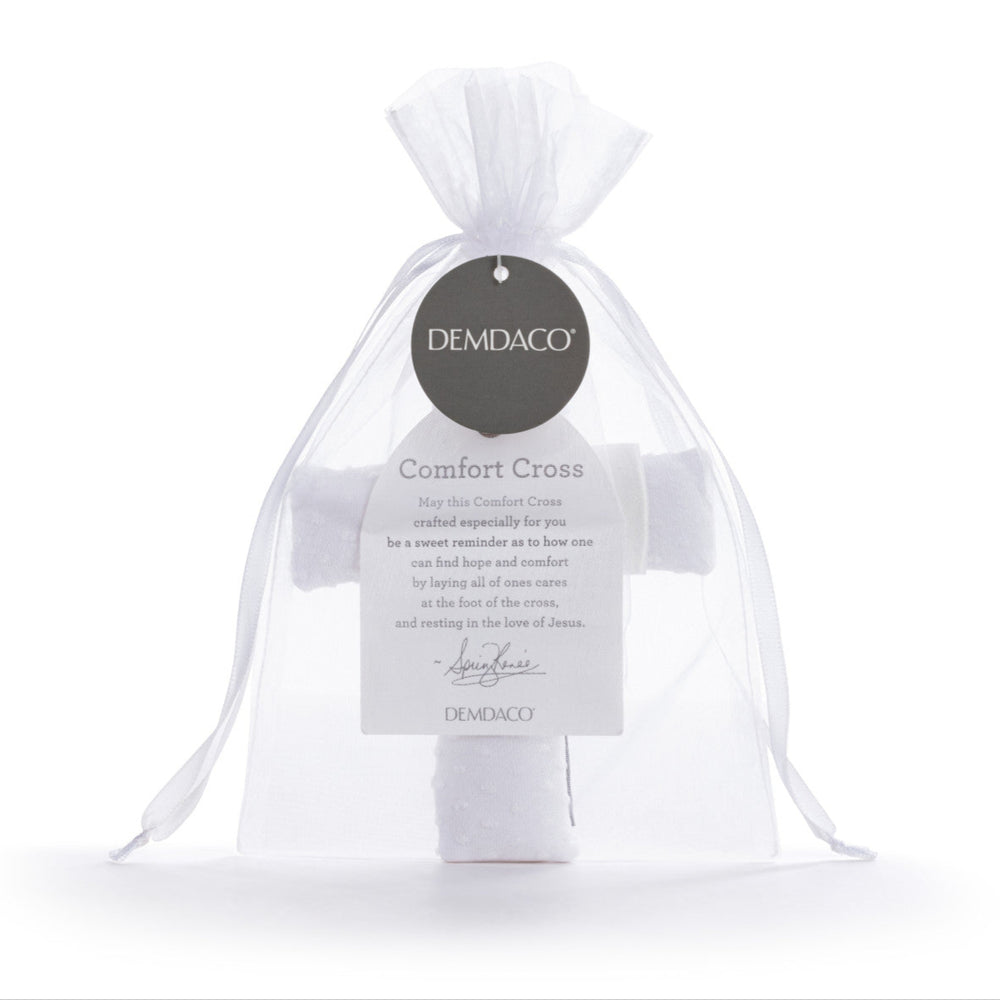 Demdaco Tender Blessings | Plush Comfort Cross Baby's Christening Gift