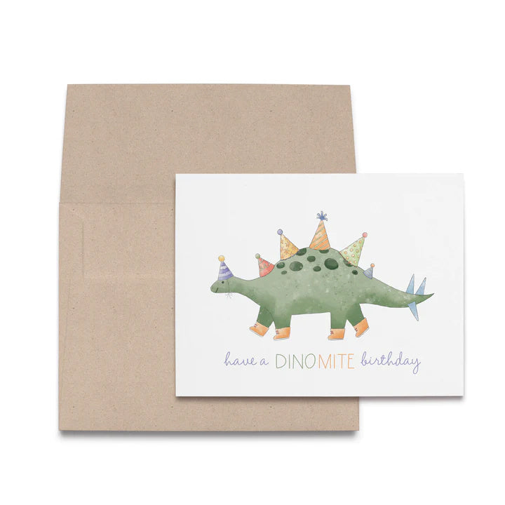 Dino-mite Birthday Greeting Card