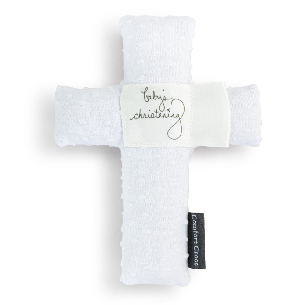 Demdaco Tender Blessings | Plush Comfort Cross Baby's Christening Gift