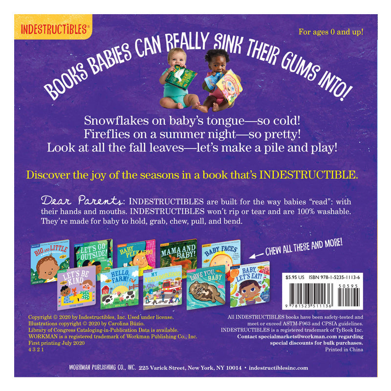 Indestructibles: All Year Round Board Book