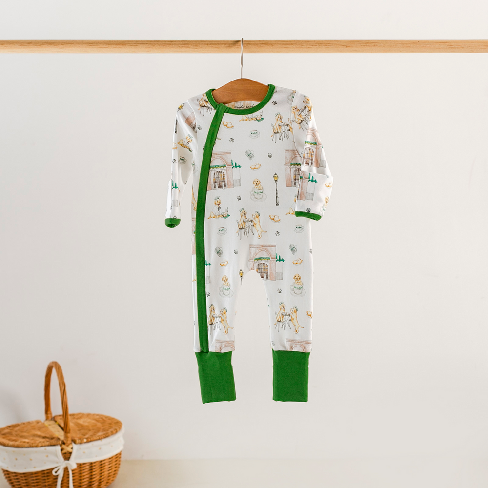 Powdered Sugar and Puppies Organic Cotton Pajamas