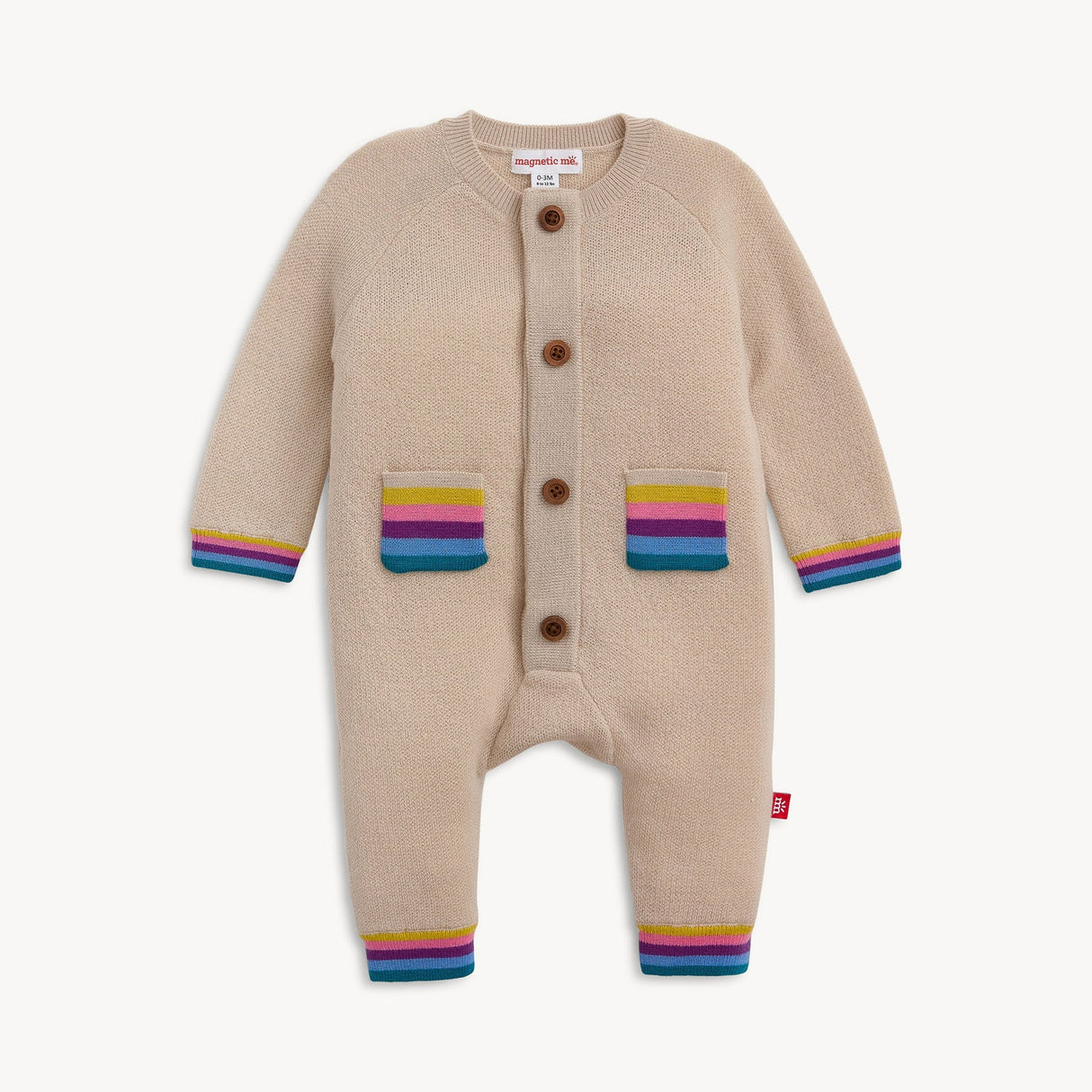 Magnetic Me Oatmeal Wool Coverall