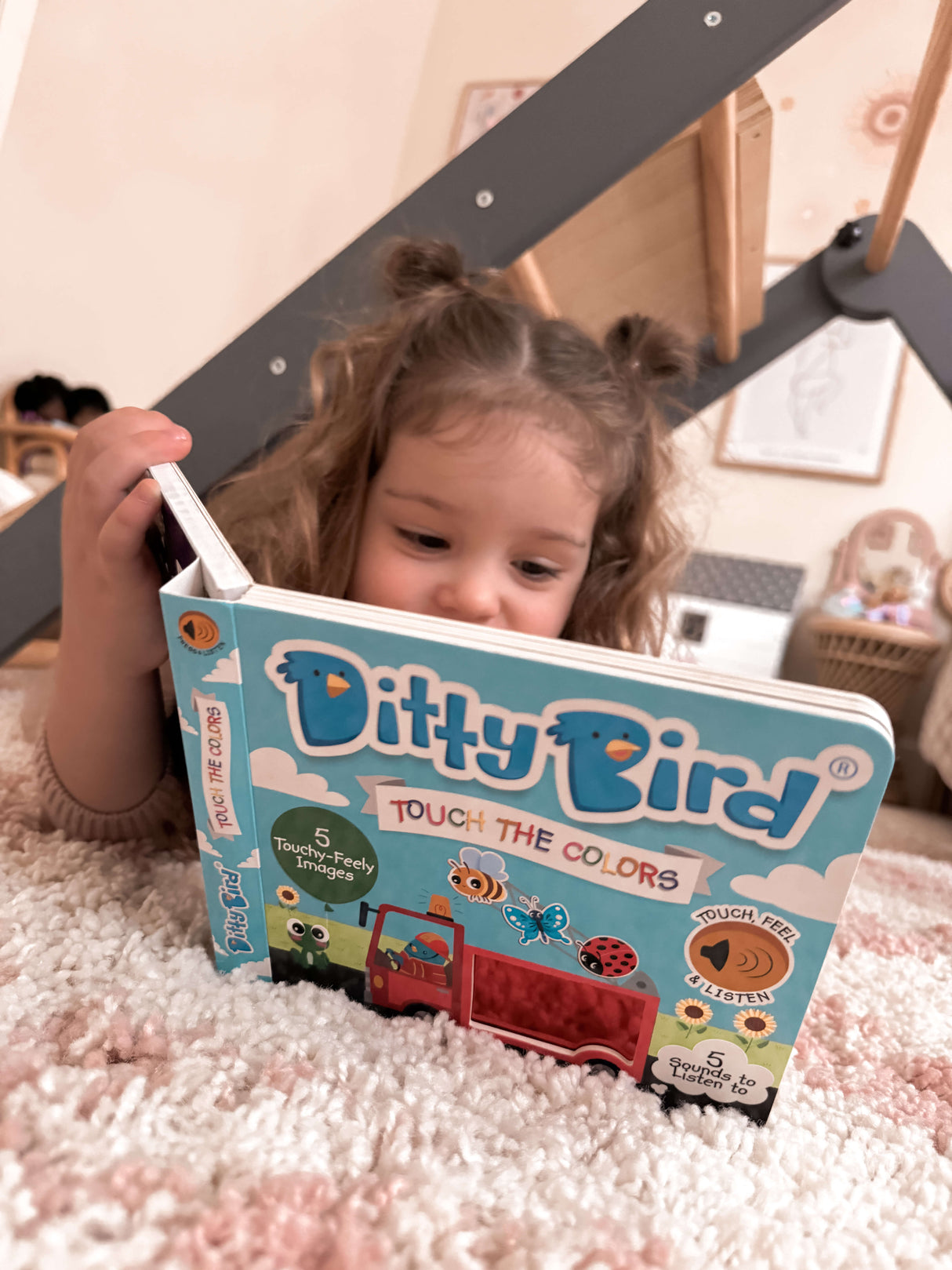 Touch the Colors Ditty Bird Musical Board Book | USB-C Rechargeable