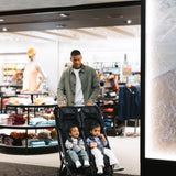 UPPAbaby Minu Duo Compact Double Stroller | Carbon Frame