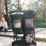 UPPAbaby Minu Duo Compact Double Stroller | Carbon Frame