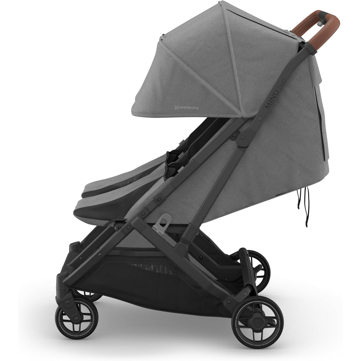 UPPAbaby Minu Duo Compact Double Stroller | Carbon Frame