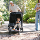 UPPAbaby Minu Duo Compact Double Stroller | Carbon Frame