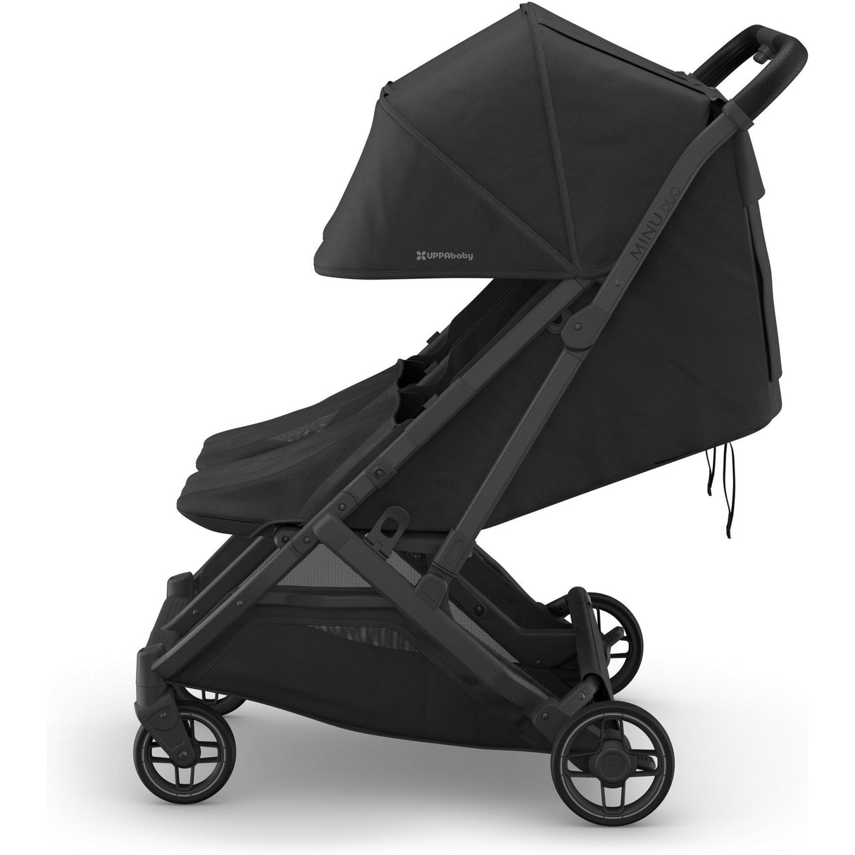 UPPAbaby Minu Duo Compact Double Stroller | Carbon Frame