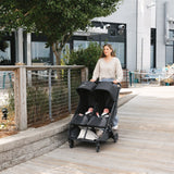 UPPAbaby Minu Duo Compact Double Stroller | Carbon Frame