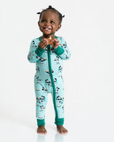 Pearls & Pelicans Powdered Sugar Pals Bamboo Zip-Up Pajamas
