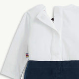 Magnetic Me Corduroy Blue Boys Dress Romper