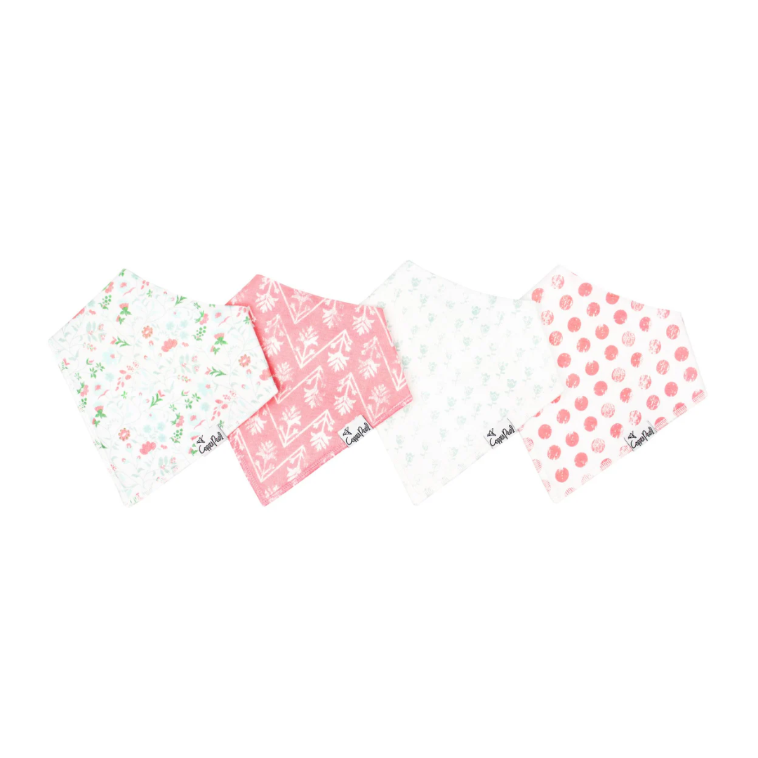 Baby Bandana Bib 4-Pack Set | Claire