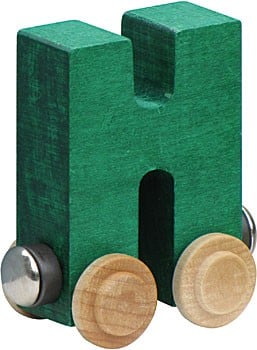 Magnetic Name Trains: Letters A - H