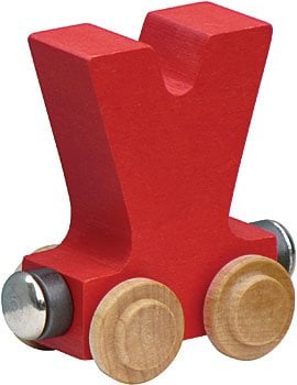 Magnetic Name Trains: Letters Q - Z