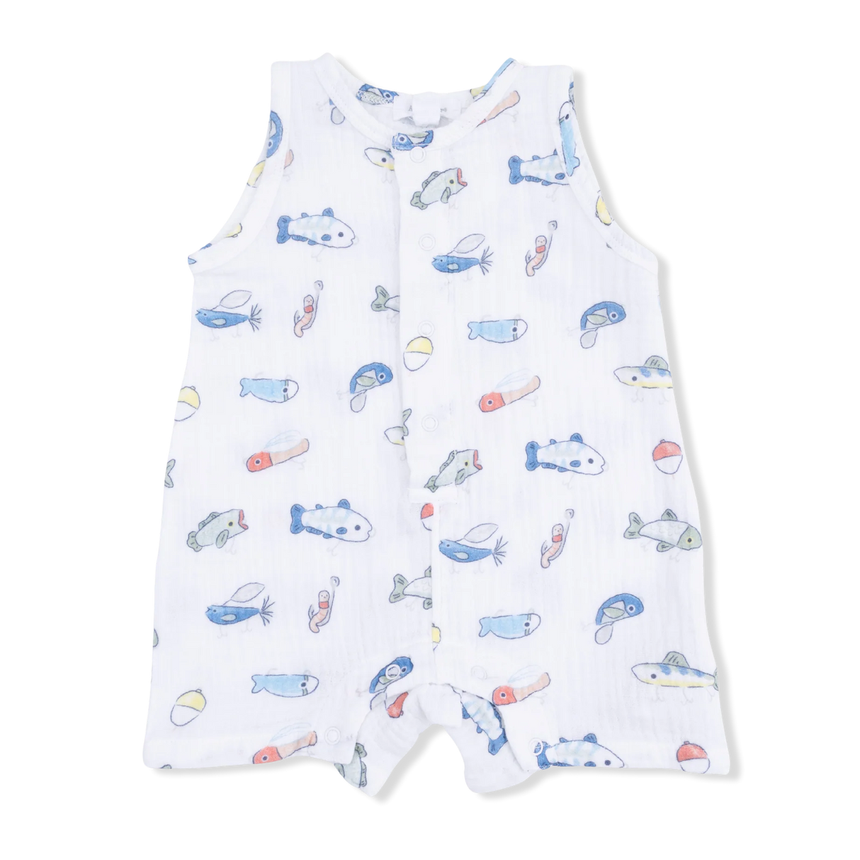 Angel Dear Fishing Lures Sleeveless Shortie Romper