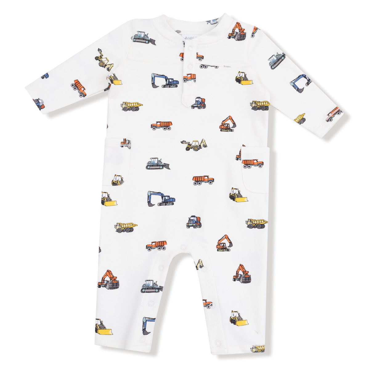 Angel Dear Construction Vehicles Uni Romper