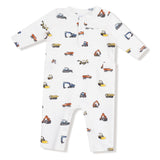 Angel Dear Construction Vehicles Uni Romper