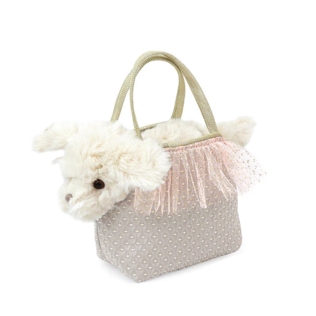 Sugar Maltese Puppy Plush Toy & Purse Set