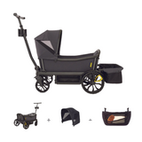 Veer Stroller Wagon Hybrid | Cruiser City XL Wagon | XL Essentials Bundle (Cruiser City XL, Canopy XL, City Basket XL)