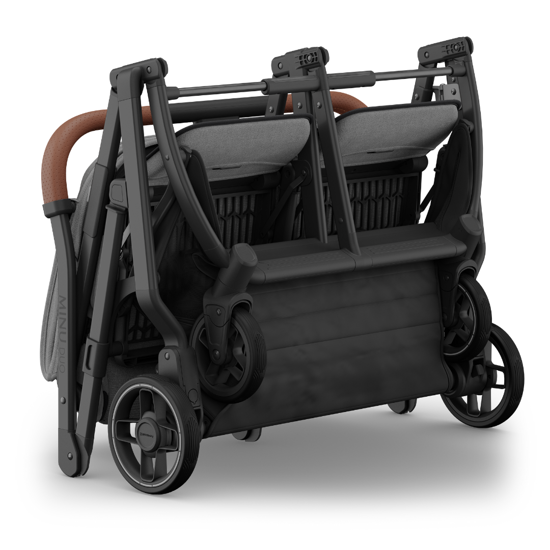 UPPAbaby Minu Duo Compact Double Stroller | Carbon Frame