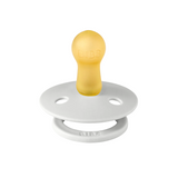 BIBS Original Natural Rubber Round Pacifier (2 Pack) | Haze | Blossom