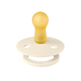 BIBS Original Natural Rubber Round Pacifier (2 Pack) | Ivory | Sage