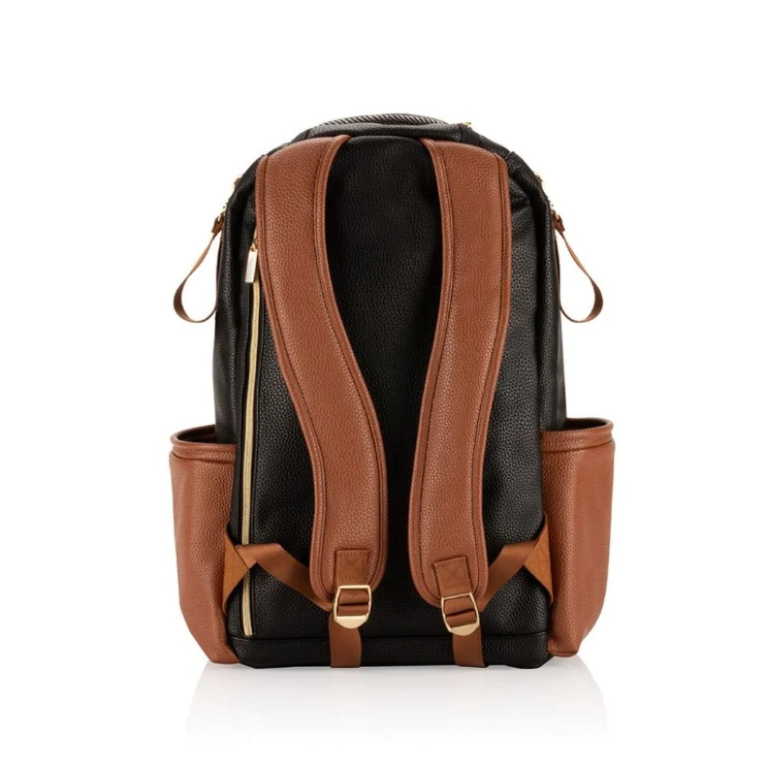 Itzy Ritzy Boss Plus Backpack Diaper Bag | Coffee and Cream
