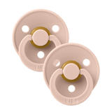 BIBS Colour Pacifier & Loop Paci Clip Gift Sets | Blush