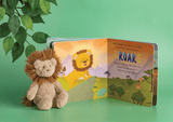 Mud Pie Lion Book with Plush Toy Gift Set