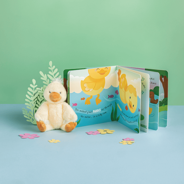 Mud Pie Duck Book with Plush Toy Gift Set