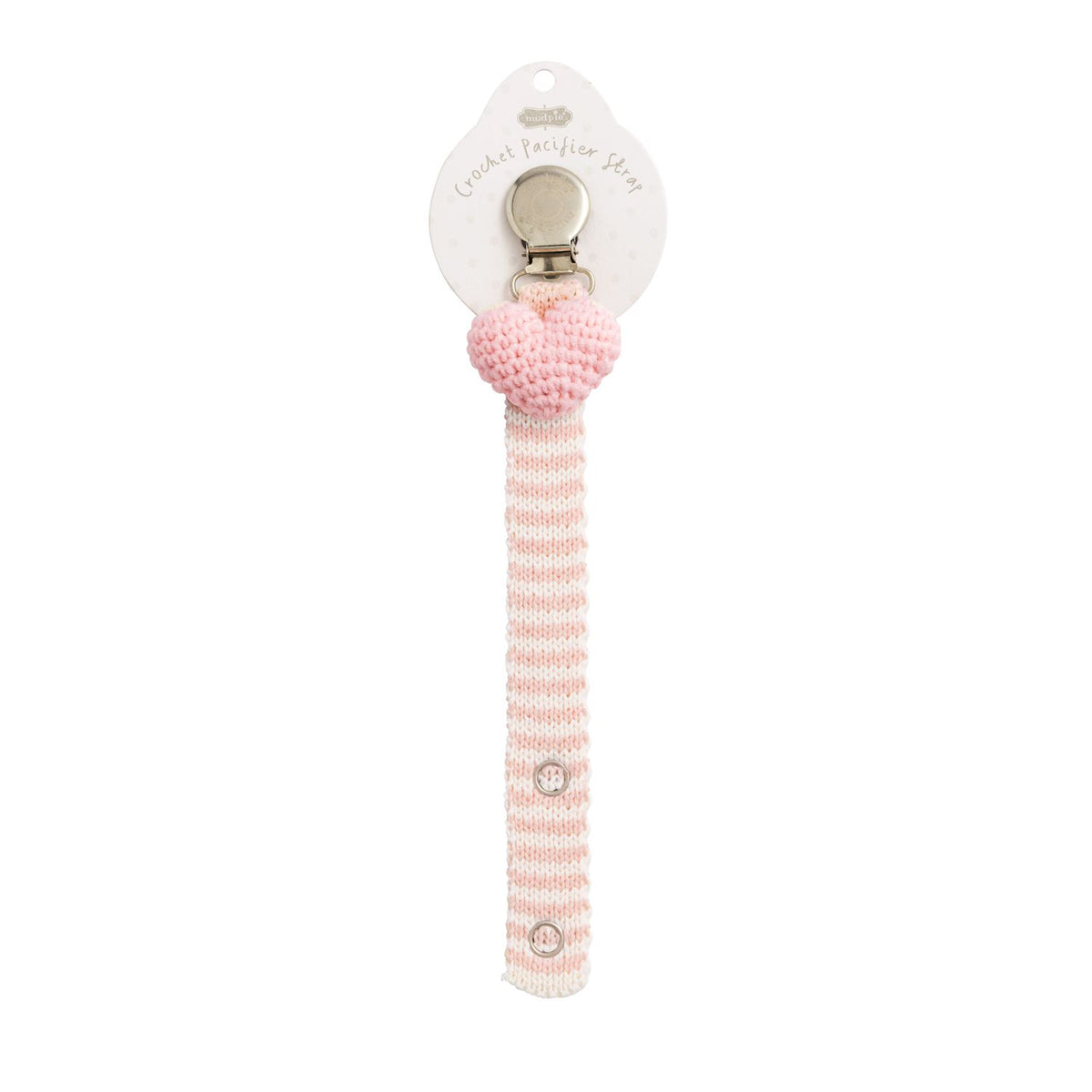 Mud Pie Heart Crochet Pacy Clip